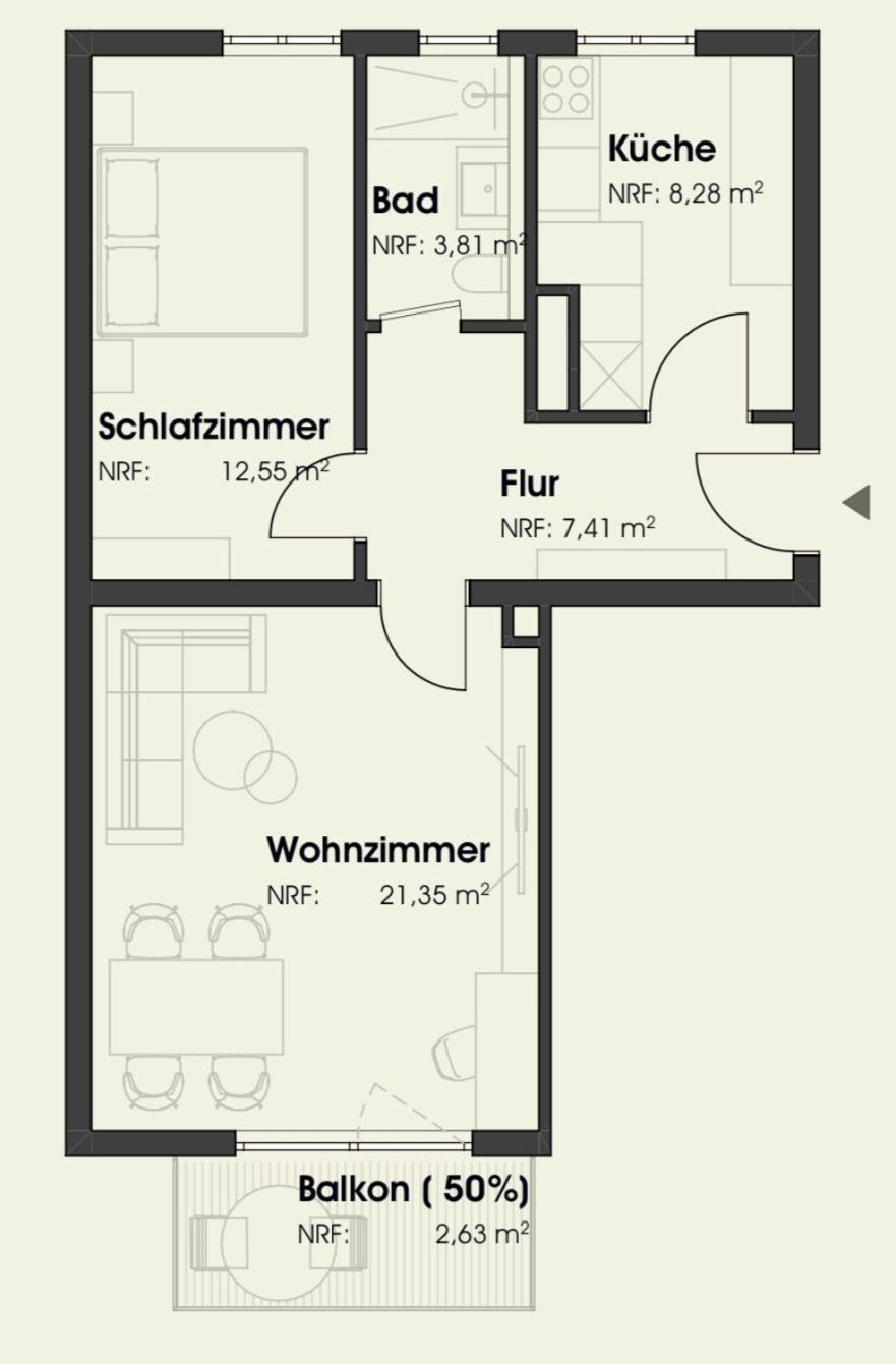 New-York Appartment, 2 Zimmer, Zentral Naehe Bahnhof Wilhelmshoehe Κάσελ Εξωτερικό φωτογραφία